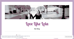 Desktop Screenshot of lovelikelola.com